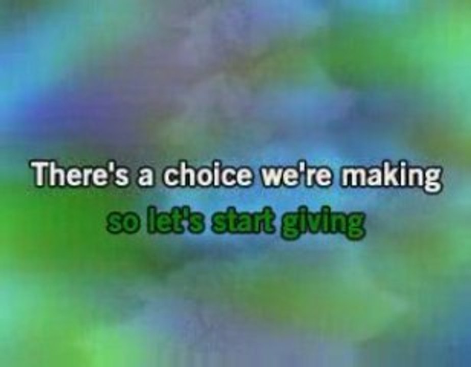 We Are The World - USA for Africa - Karaoke video