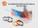 Pulseras de silicona grabadas