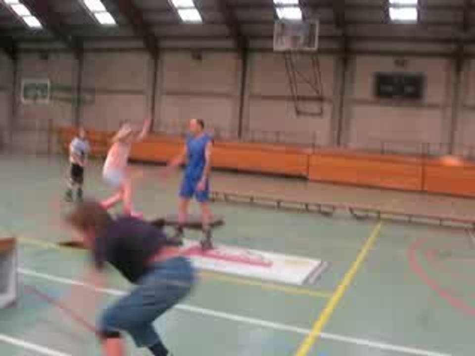 roller 180° au tremplin