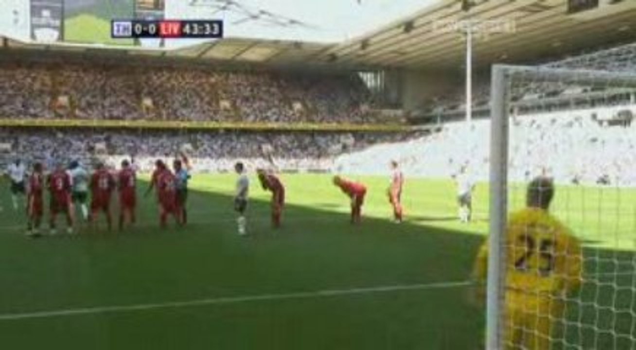 Assou-Ekotto Goal Tottenham v Liverpool 16th August 2009