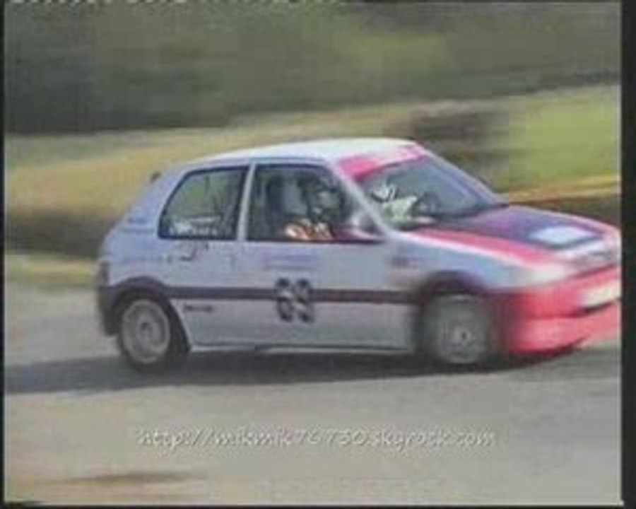 sortie de route Rallye du val de bresle