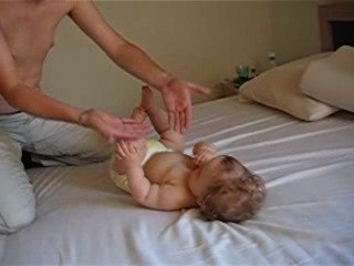 Solène et son papa.