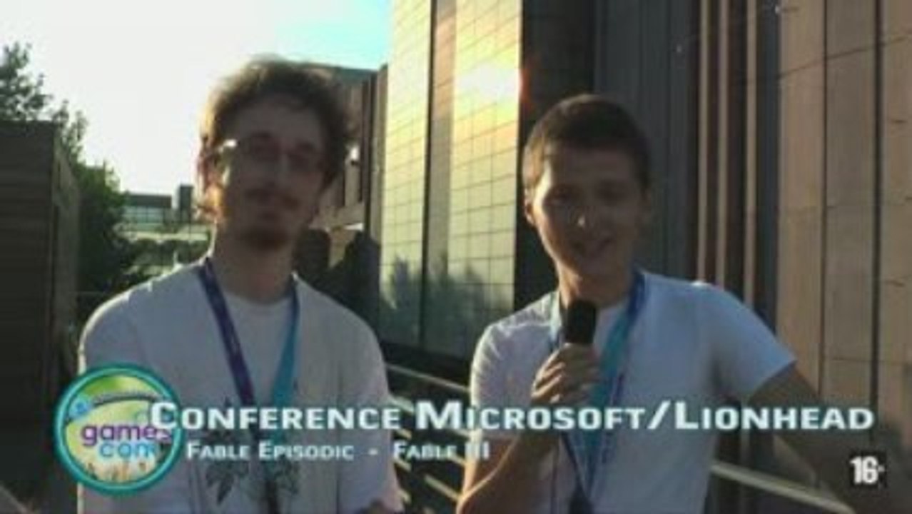 Conférence Lionhead/Microsoft : Fable 3