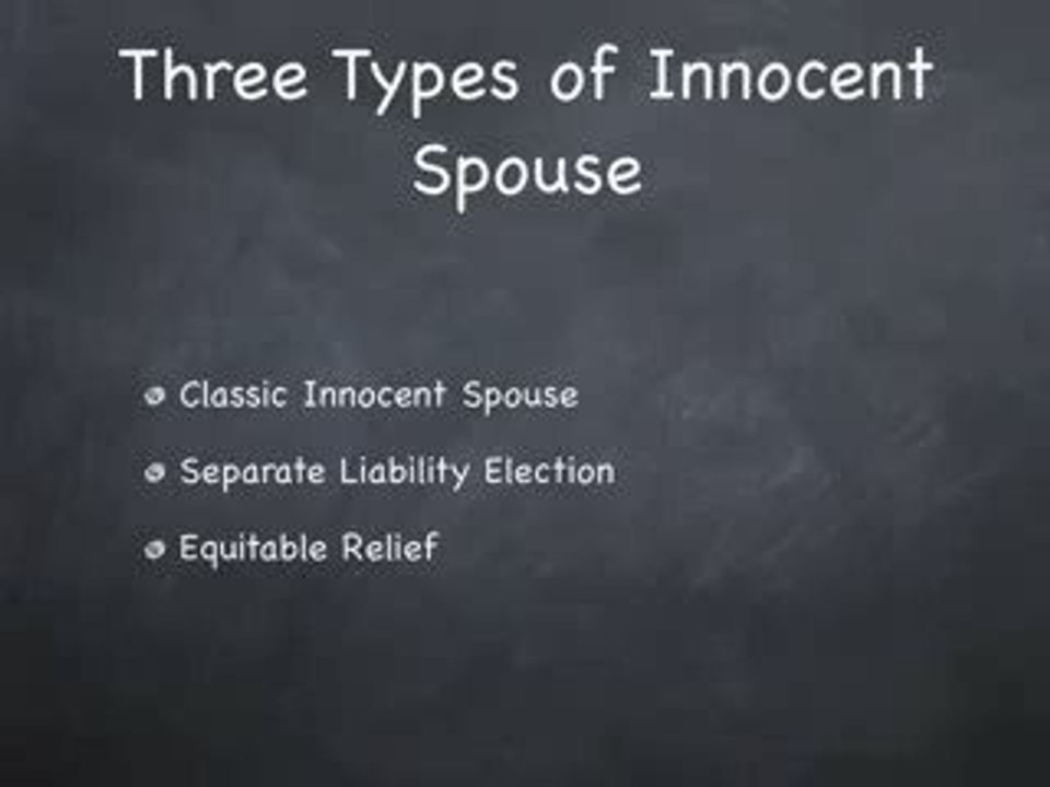 Get out of paying IRS debt incurred by your ex-spouse