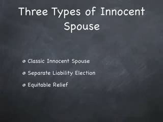 Get out of paying IRS debt incurred by your ex-spouse