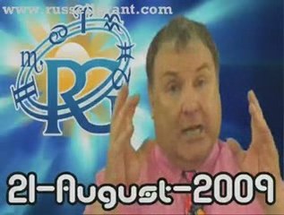 RussellGrant.com Video Horoscope Pisces August Friday 21st
