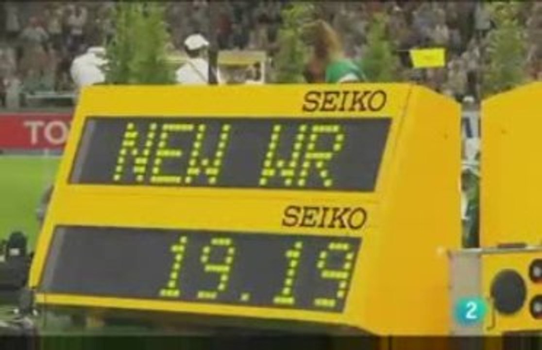 Usain Bolt champion du monde en 19.19 sur 200m WR