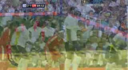 Bassong Goal Tottenham v Liverpool 16th August 2009