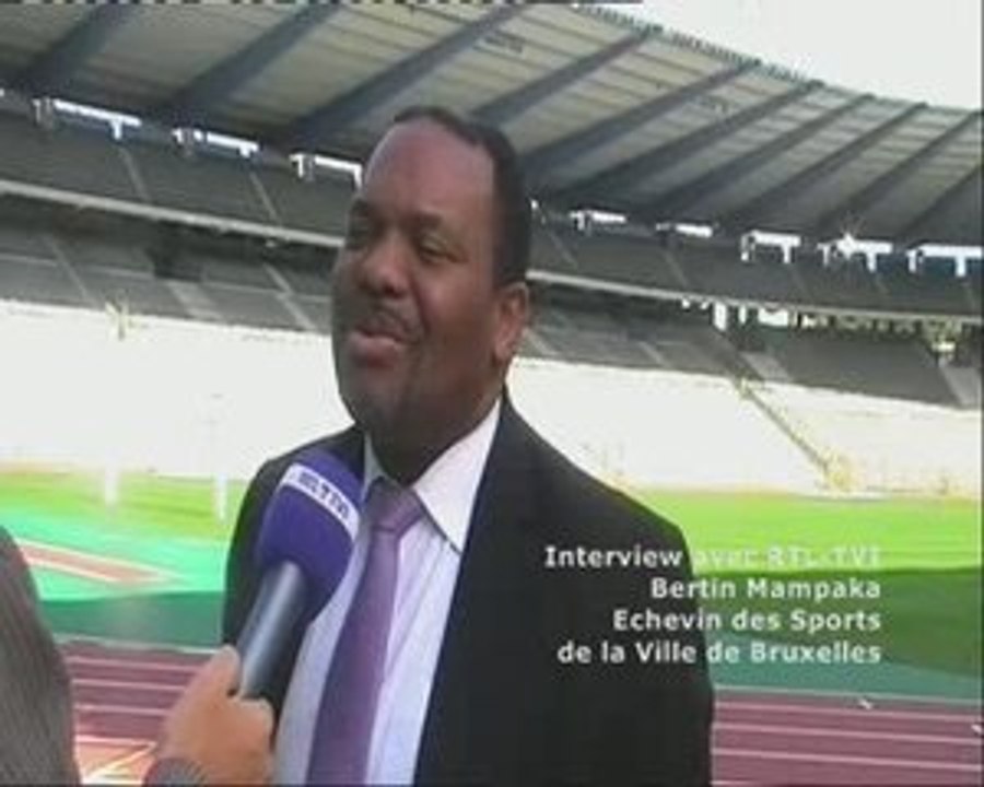 Bertin Mampaka au Stade Roi Baudouin
