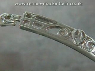 Rennie Mackintosh bangle DWA131m1 Sterling silver