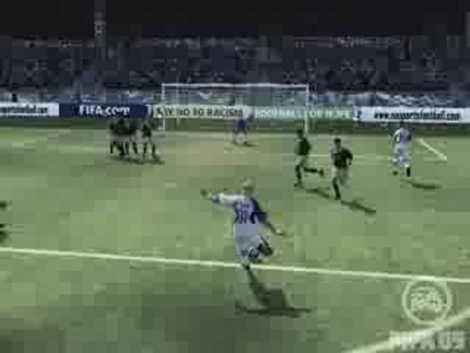 But de Kahlenberg (Auxerre - Saint-Etienne) sur FIFA 09