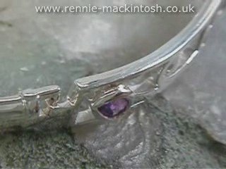 Rennie Mackintosh bangle DWA326m3 Sterling silver
