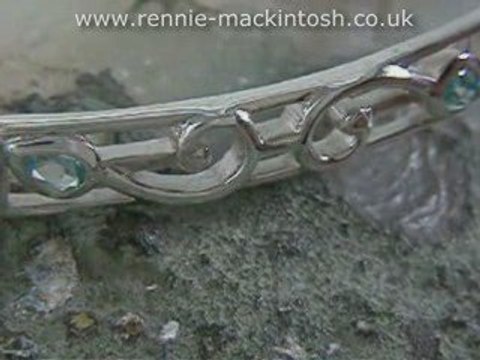 Rennie Mackintosh bangle DWA328m1 Sterling silver