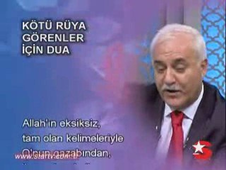 kotu ruya gorenler icin dua - NihatHatipoglu.Org