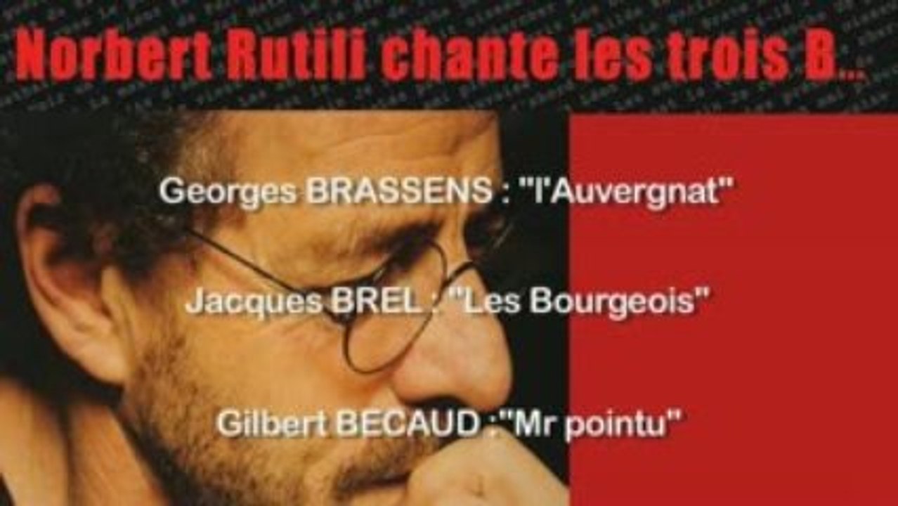 Norbert RUTILI - Chante les 3B