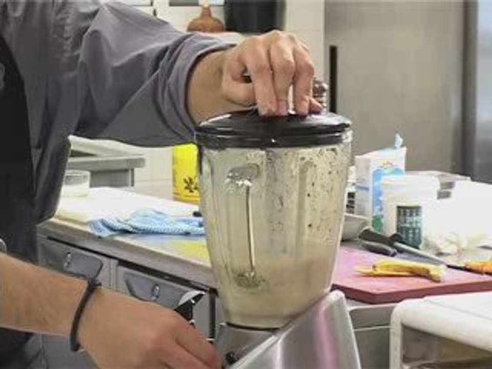 Milkshake de fraises et soja