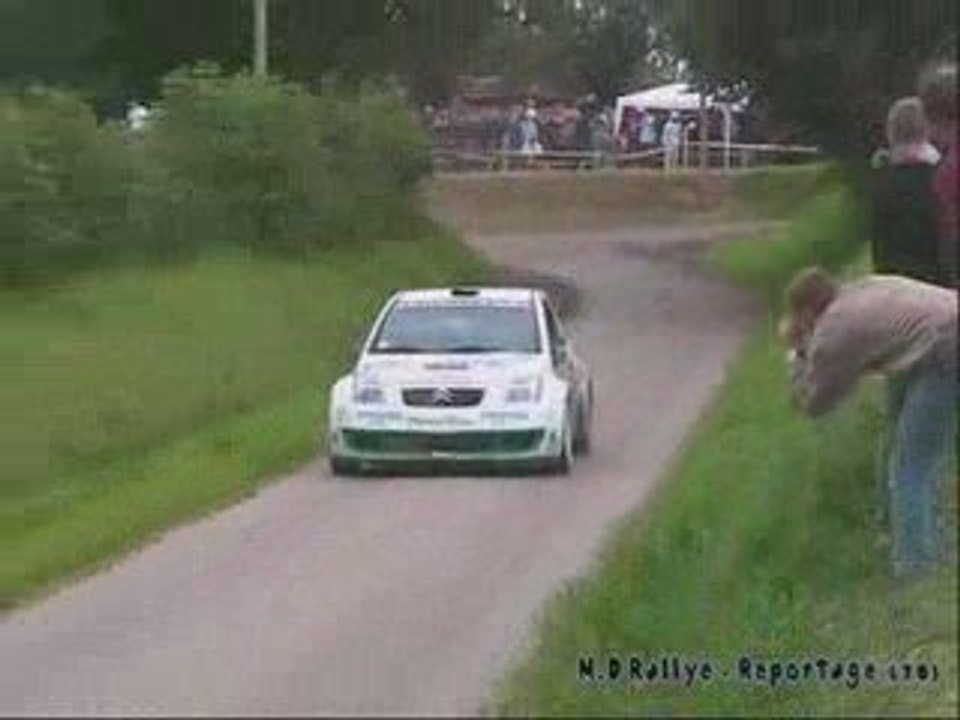 Marc Amourette au Rallye du Tréport 2007 C2 super1600