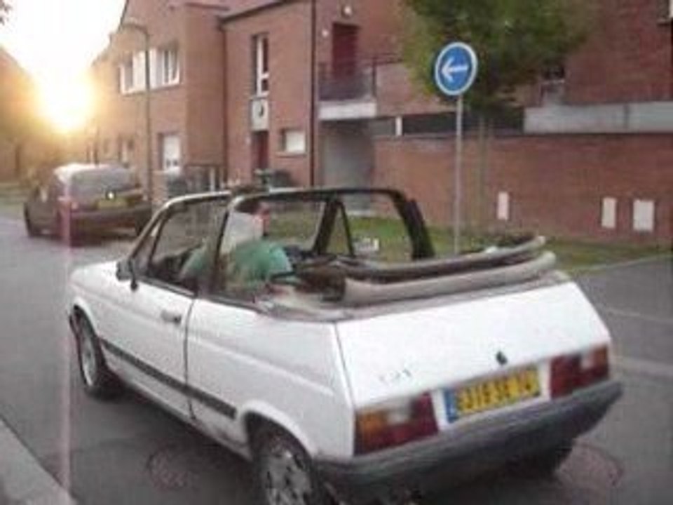 Sauvetage d'une samba cabriolet