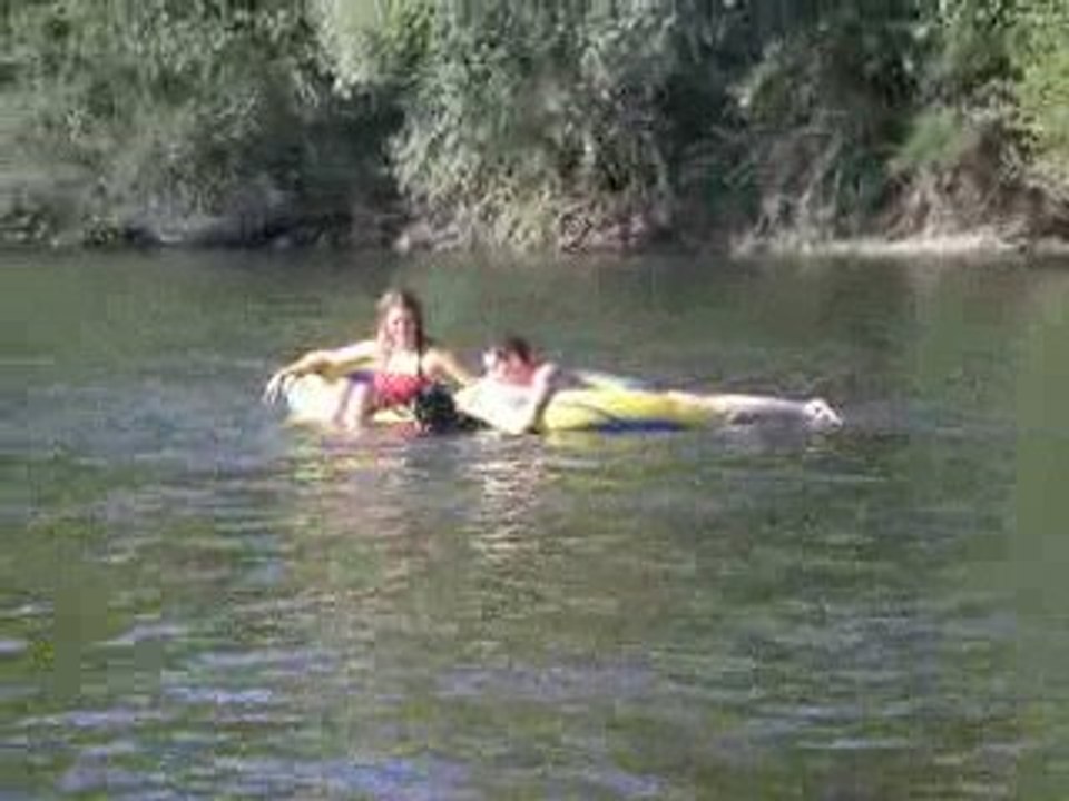Baignade dans l'Allier
