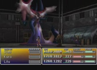 FF7 Hard : boss 11 Jénova NAISSANCE