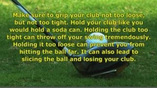 Learn Some Golf Grip Tips