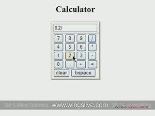 JavaScript Calculator| wingslive.com