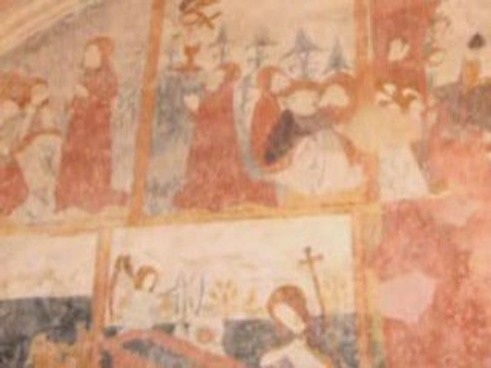 Montaut, église près Monflanquin : fresques et architecture