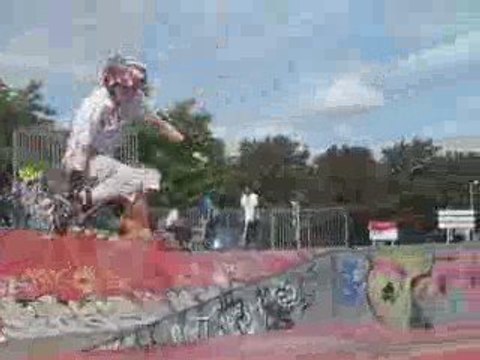 Rollers - Skate park de Cergy - 22 août 2009 / 01