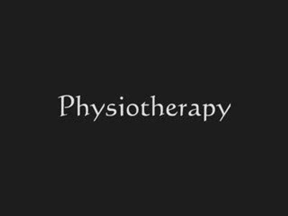 Physiotherapy - chance for a new life
