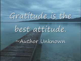 #1: Be Genuinely Thankful