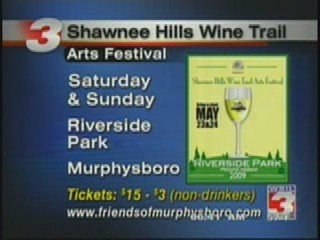 WSIL TV 3 news/ Shawnee Hills Wine Trail Arts Festival 2009