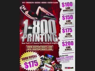 1-800-PRINTING IN NEW YORK CITY >> POSTER PRINTING + MORE...