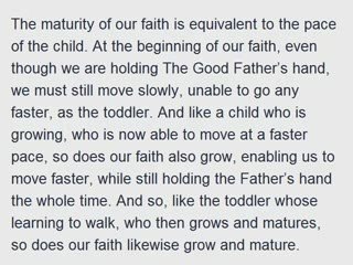 #7 Today, I read "Holding the Good Fathers Hand" ...