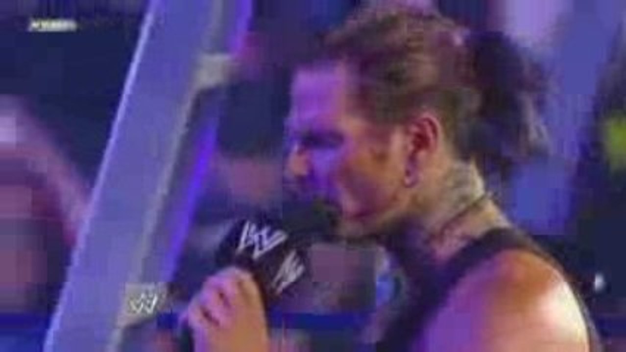 WWE Smackdown 8 21 09 Jeff Hardy TLC Segment P1