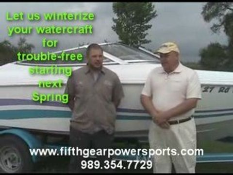 Boat Winterizing West Branch Michigan