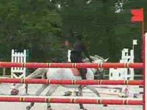 Galop obstacle à Ecluzelles de Sophie 1ère fois