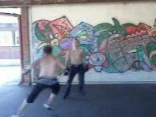 Moi(Jogging) Contre Arnaud boxe anglaise