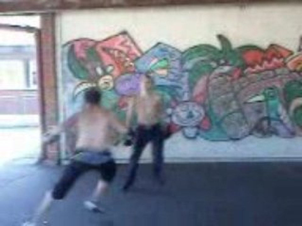 Moi(Jogging) Contre Arnaud boxe anglaise