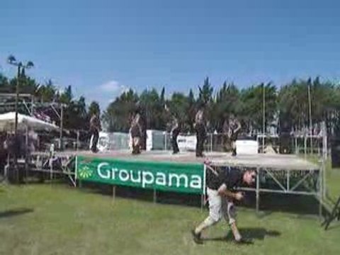 spectacle country au festival de St Marcel / aude 2009