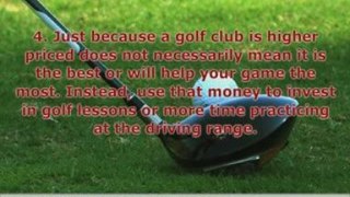Golf Clubs For Beginners - 7 Things You Need to Know Before