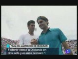 Roger Federer gana el Masters 1000 de Cincinnati 2009