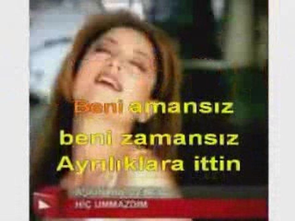 Aşkın Nur Yengi-Hiç Ummazdım (KARAOKE)
