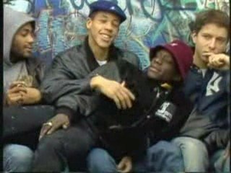 JoeyStarr , Rockin'Squat , Solo et Vincent Cassel 1988