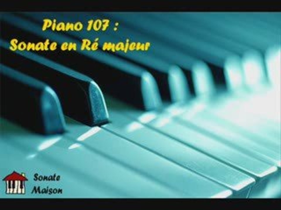 Sonate en Ré majeur (piano107)