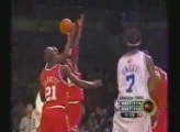 Kobe Bryant Blocks Jordan in 03 ASG, basketball, nba