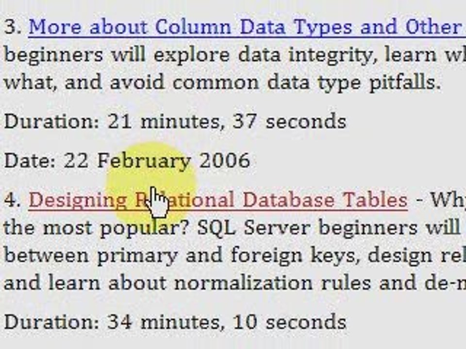 SQL Server 04 - Designing Relational Databases