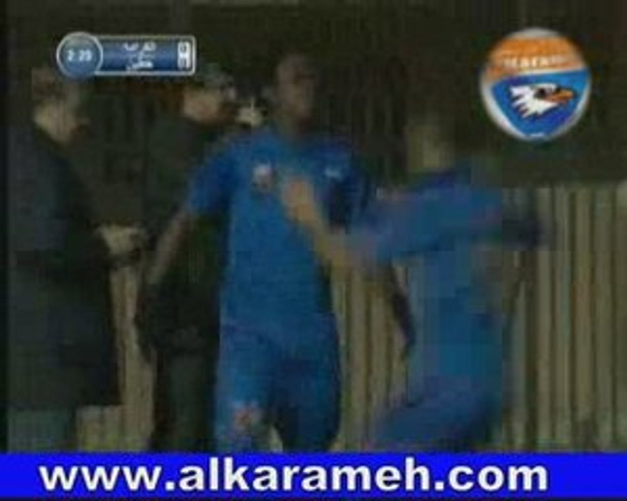 the first goal on Huttein by Marwan Saida