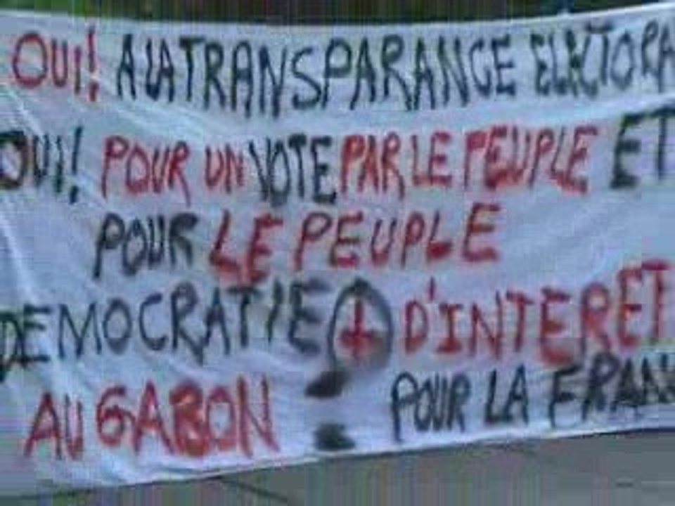 Transparence élection 2009 –les Gabonais du Canada
