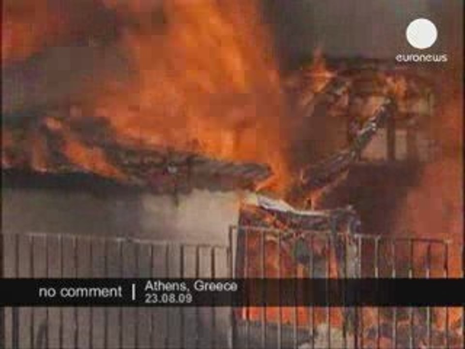 Grèce, incendies à Athènes