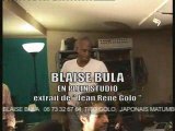 Blaise BULA en plein studio extrait de « Jean René GOLO »